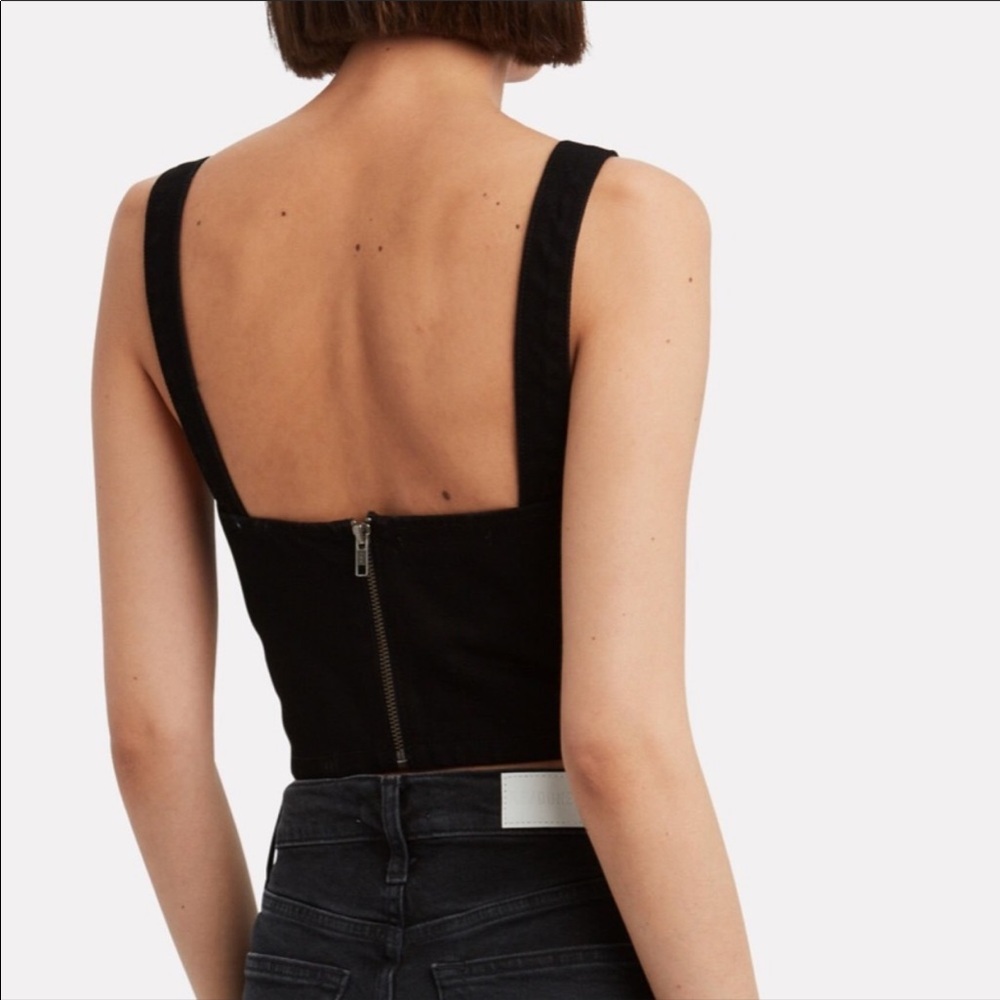 GRLFRND Ariel Denim Bralette Top - Picture 3 of 6